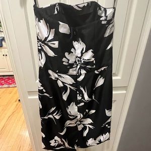 White House Black Market Black & White Cocktail Dress